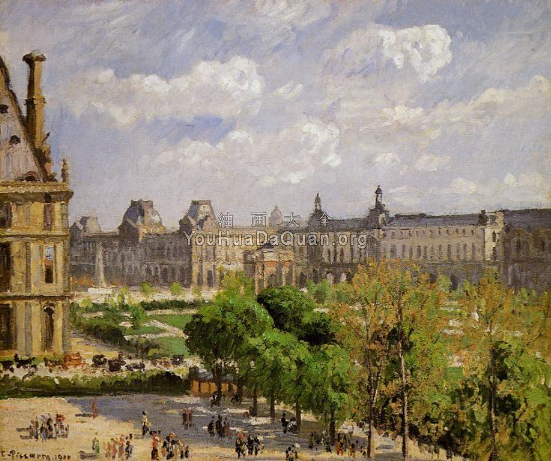 Place du Carrousel, the Tuileries Gardens - 卡米耶·毕沙罗